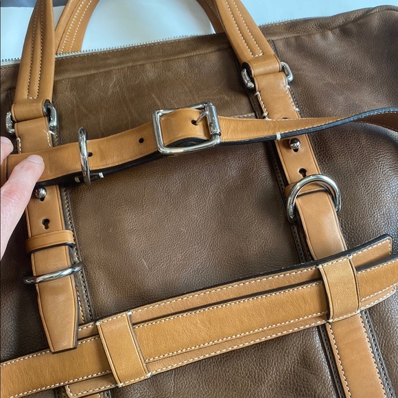 Coach Brown Leather Messenger Bag - Picture 14 of 15